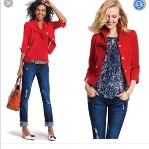 Red cabi bow jacket
